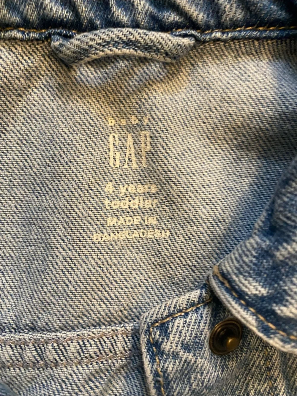 Gap Toddler Girls Classic Light Blue Denim Jacket